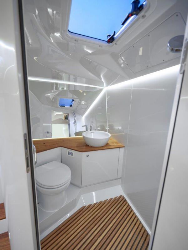 ansicht der luxirösen toilette