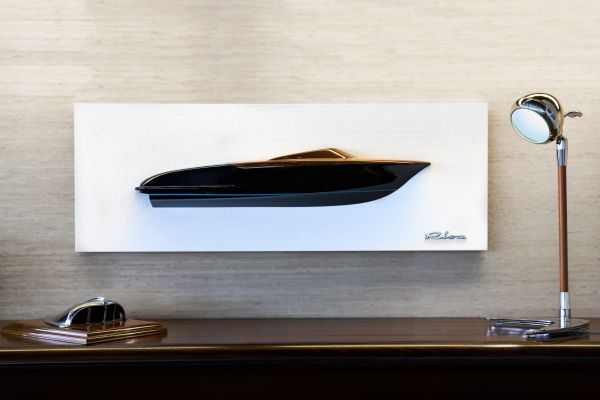 Riva Boot accessoire wandbild holz