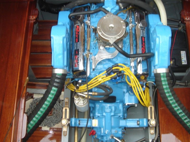 V8 Motor der Riva Florida 626