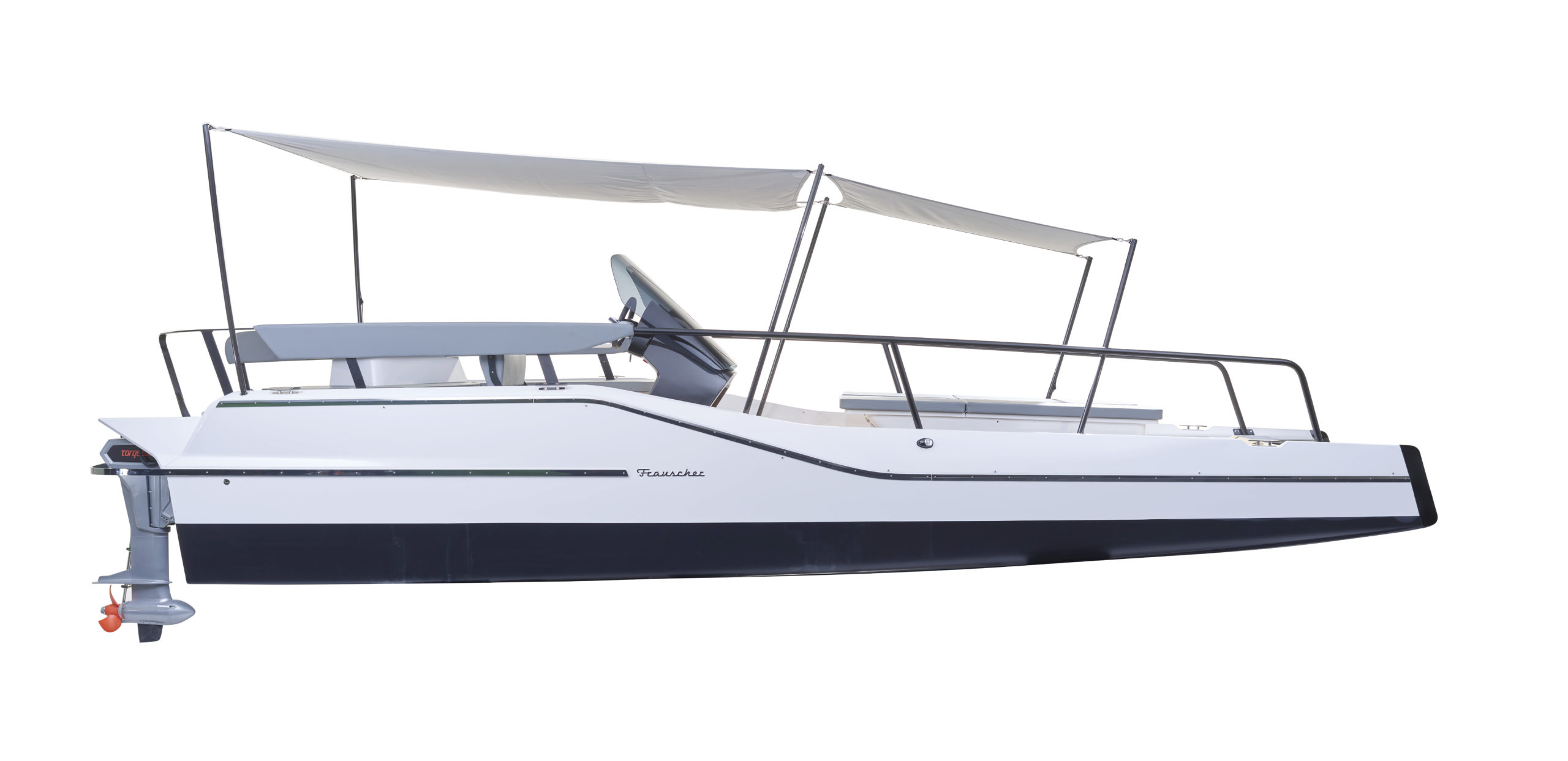 Frauscher TimeSquare 20 – Elektroboot Detail Erläuterungen