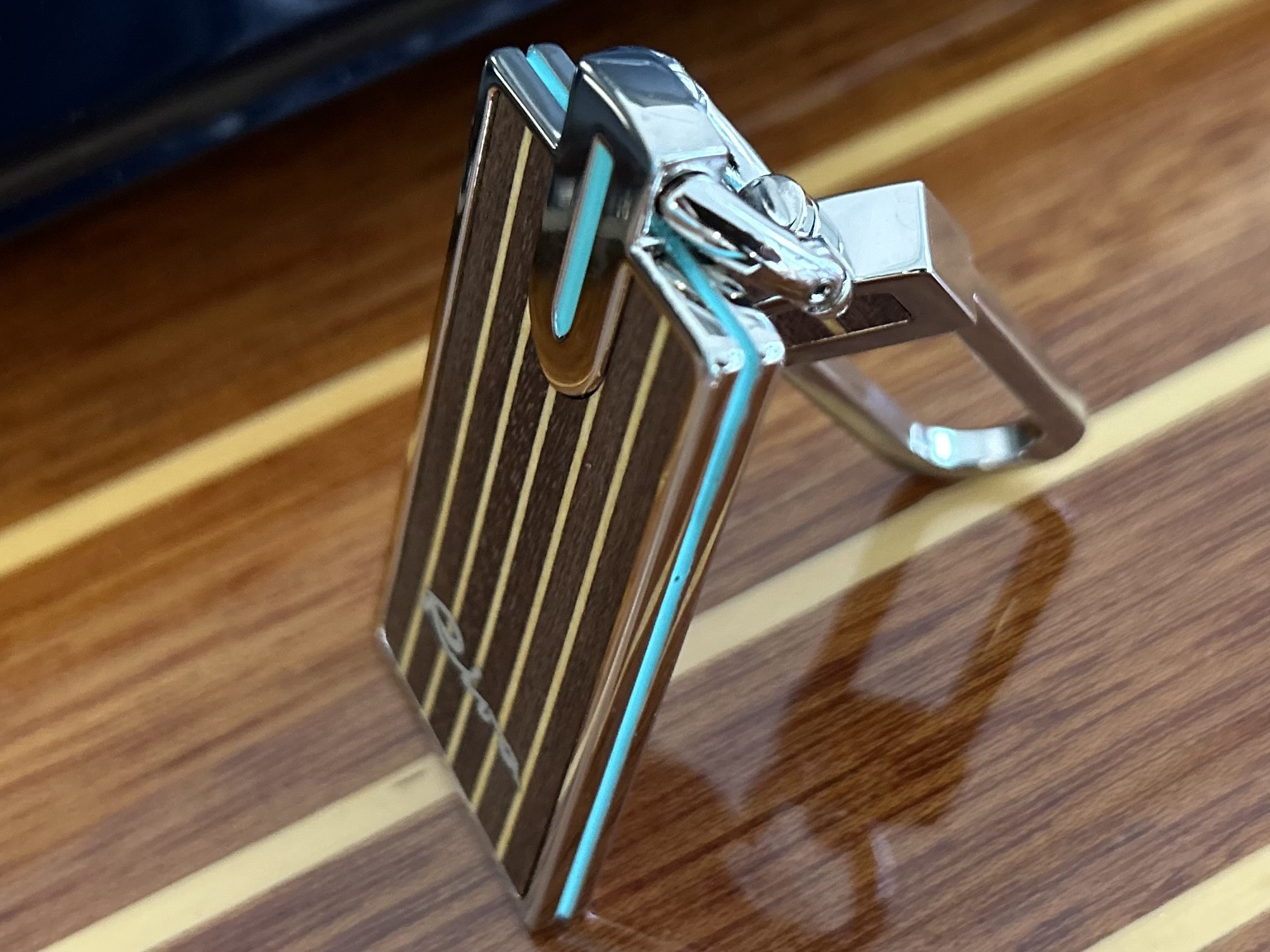 Riva Schlüsselanhänger Mahagoni