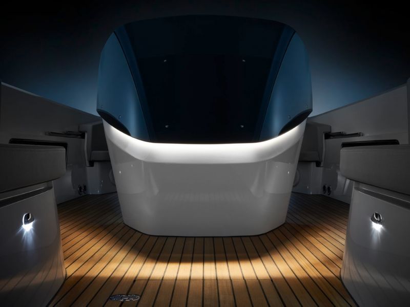 Detail aufname an deck