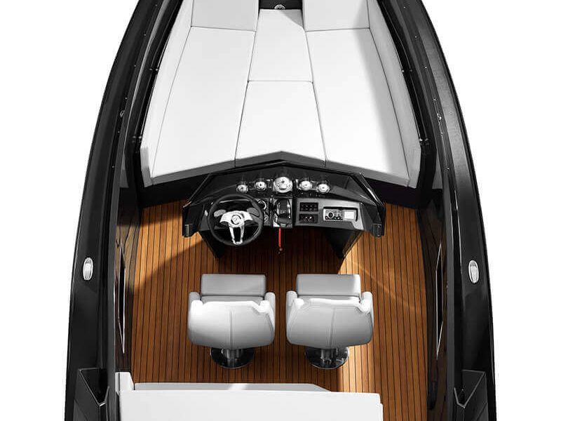 modulare austattung bei dem Frauscher 740 MIRAGE-Air Elektroboot
