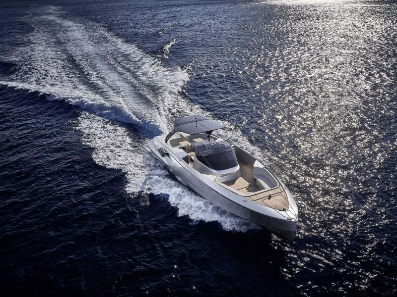 Frauscher 1414 Demon Air schnelle fahrt im meer